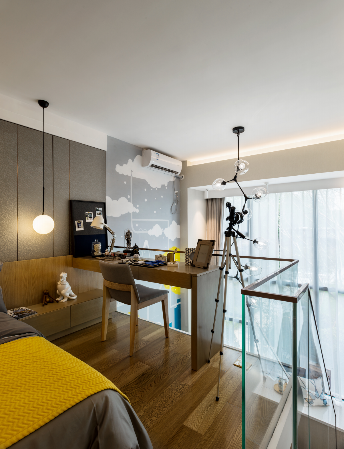 龍湖九里晴川-現(xiàn)代簡約-臥室設(shè)計(jì)效果圖