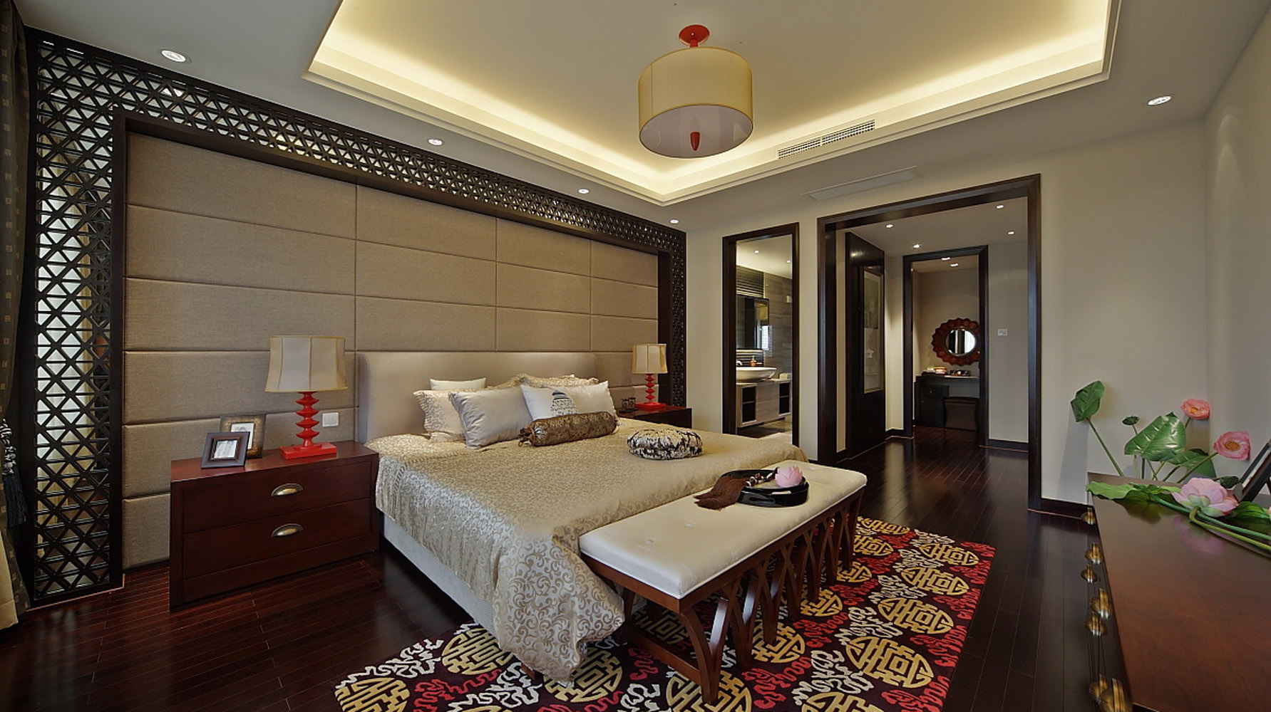 龍湖九里晴川-現(xiàn)代簡約-臥室設(shè)計效果圖