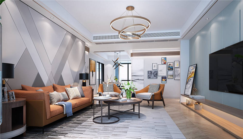 龍湖九里晴川-現(xiàn)代簡約-臥室設計效果圖