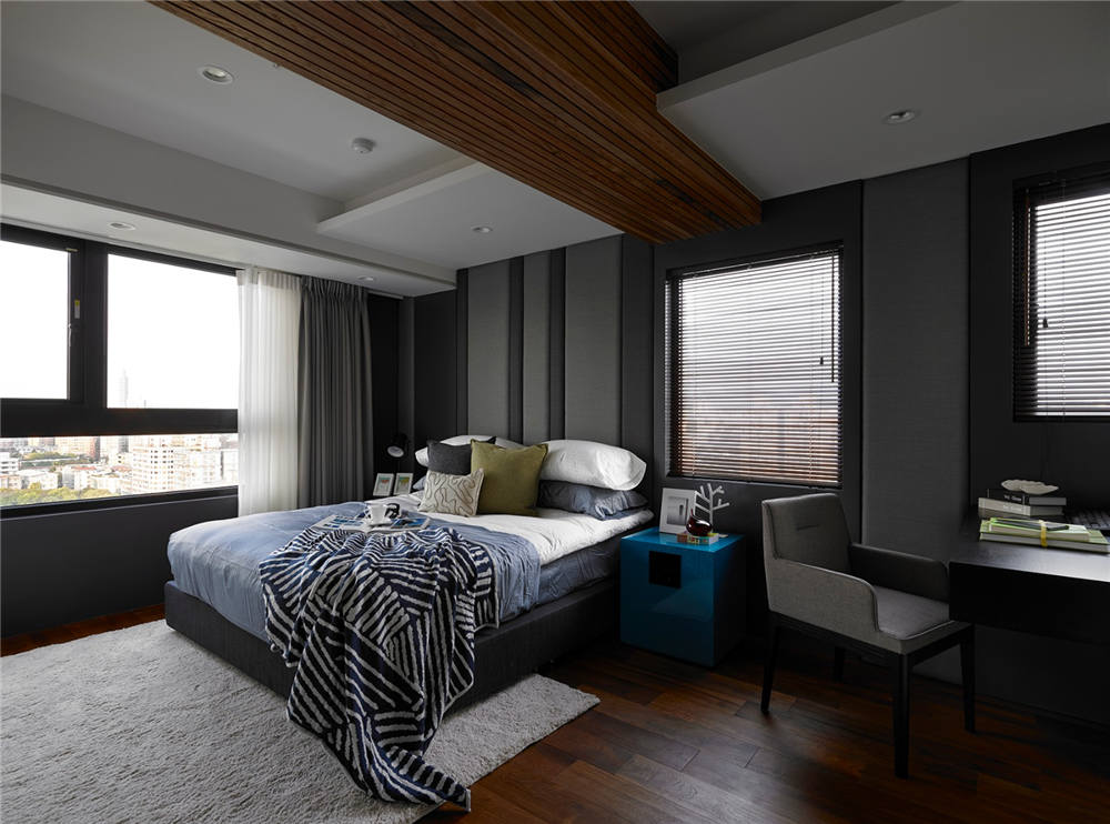 龍湖九里晴川-現(xiàn)代簡(jiǎn)約-臥室設(shè)計(jì)效果圖