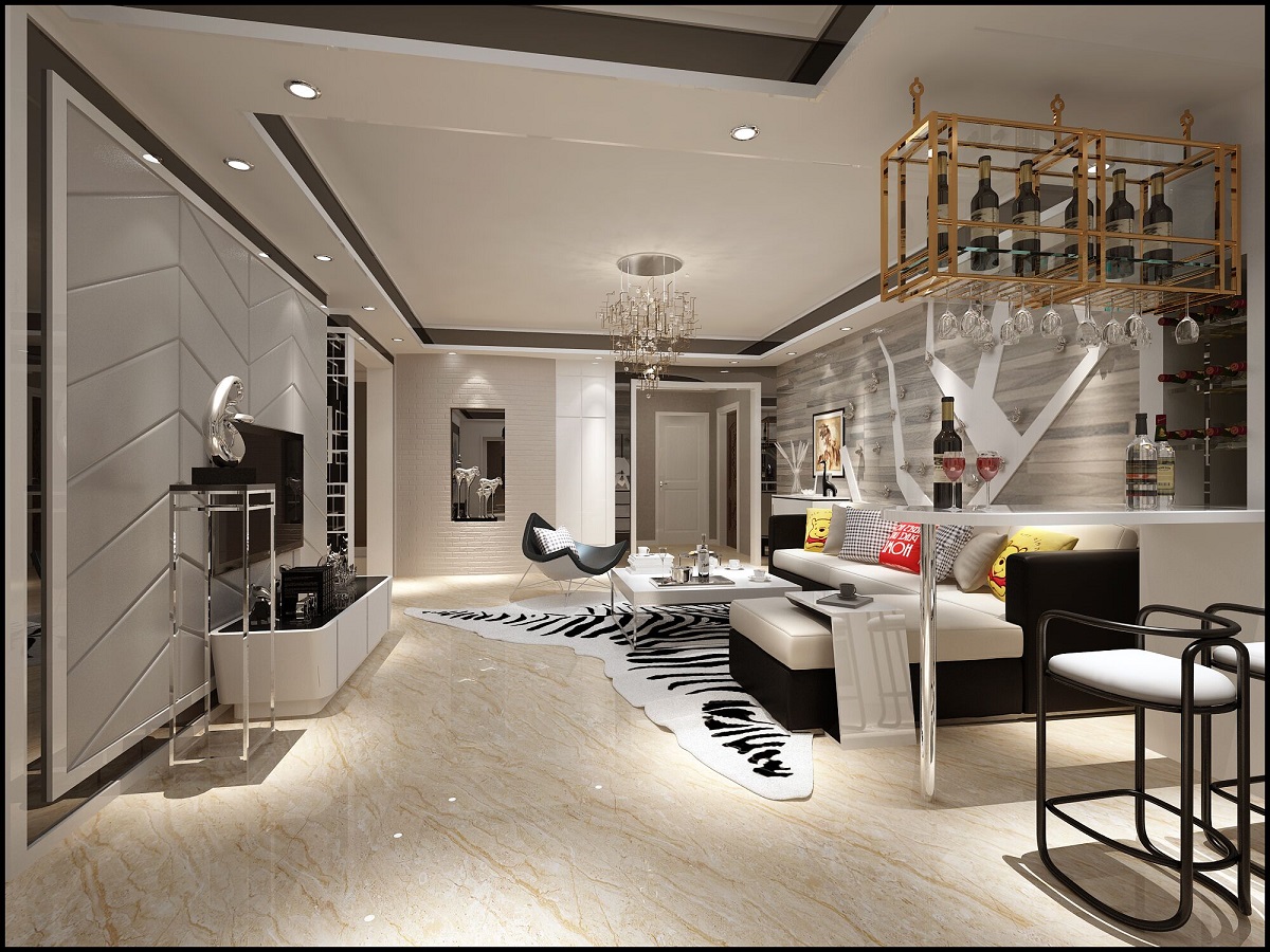 龍湖九里晴川-現(xiàn)代簡約-臥室設計效果圖