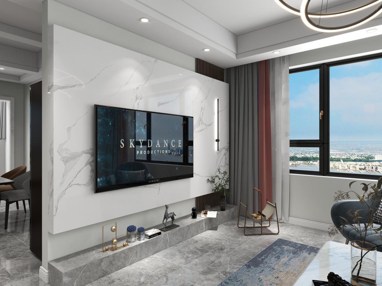 龍湖九里晴川-現(xiàn)代簡(jiǎn)約-臥室設(shè)計(jì)效果圖